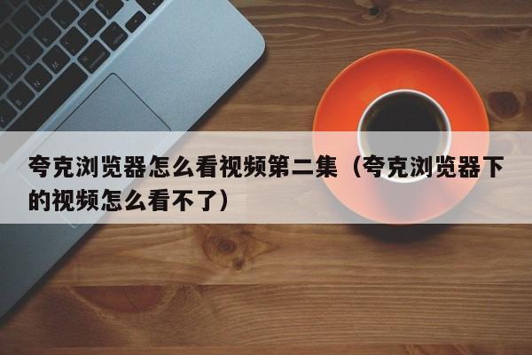 夸克浏览器怎么看视频第二集（夸克浏览器下的视频怎么看不了）